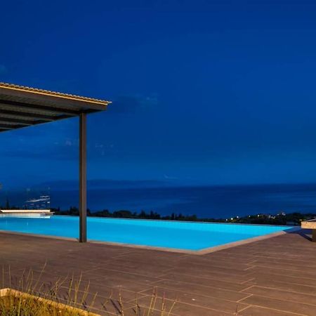 New Villa Blue With Private Pool At Trapezaki Livathos  Exterior photo