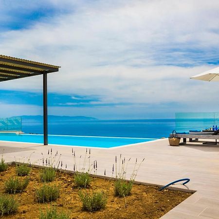New Villa Blue With Private Pool At Trapezaki Livathos  Exterior photo